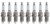SET OF 8 AUTOLITE SPARK PLUGS TO SUIT JEEP COMMANDER XH 3Y5 4.7L V8
