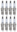 SET OF 8 AUTOLITE SPARK PLUGS TO SUIT LAND ROVER DISCOVERY 3 L319 448PN 4.4L V8