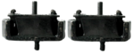 PAIR OF FRONT SOLID ENGINE MOUNTS TO SUIT FORD COURIER PE PG PH G6 WLAT TURBO DIESEL 2.5L 2.6L I4