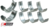 KING STANDARD MAIN END BEARINGS TO SUIT HOLDEN CALAIS VS VT VX VY ECOTEC L36 L67 SUPERCHARGED 3.8 V6