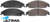 ULTIMA FRONT SEMI-METALLIC BRAKE PAD SET TO SUIT FORD TERRITORY SX SY SZ BARRA 182 190 195 4.0L I6