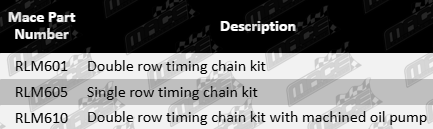 Rollmaster Timing Chain Kit for Holden Buick Ecotec L27 L36 L67 3.8L V6 Supercharged Engine