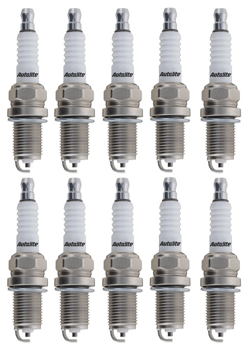 SET OF 10 AUTOLITE SPARK PLUGS TO SUIT AUDI R8 42 CTPA CTYA 5.2L V10