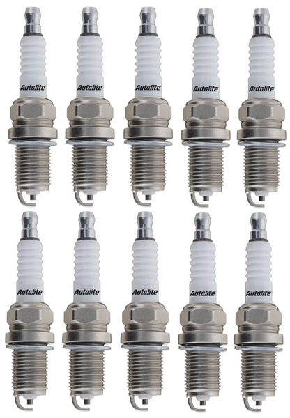 SET OF 10 AUTOLITE SPARK PLUGS TO SUIT DODGE VIPER TJ EWB 8.0L V10
