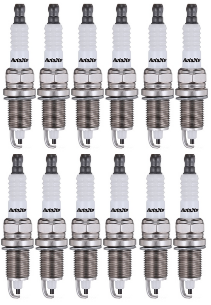 SET OF 12 AUTOLITE SPARK PLUGS TO SUIT BMW 7 SERIES 750IL M73B54 5.4L V12 TILL 12/2001