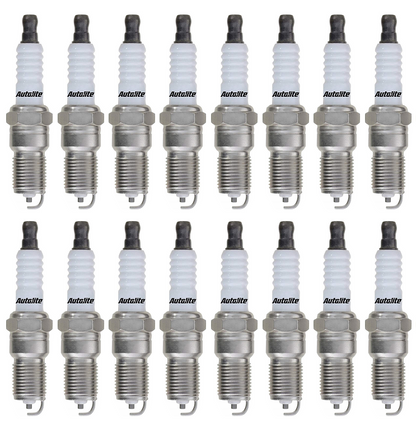 SET OF 16 AUTOLITE SPARK PLUGS TO SUIT MERCEDES BENZ SL55 AMG R230 M113.992 SUPERCHARGED 5.4L V8