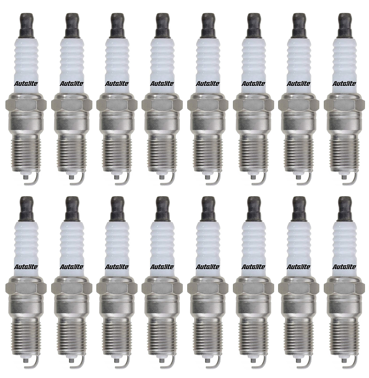 SET OF 16 AUTOLITE SPARK PLUGS TO SUIT MERCEDES BENZ CLS55 AMG C219 M113.990 SUPERCHARGED 5.4L V8