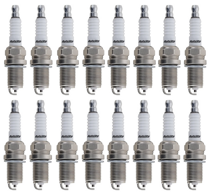 SET OF 16 AUTOLITE SPARK PLUGS TO SUIT MERCEDES BENZ E55 AMG W211 S211 M113.990 SUPERCHARGED 5.4L V8