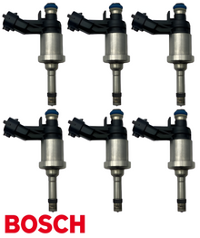 SET OF 6 BOSCH FUEL INJECTORS TO SUIT HOLDEN STATESMAN WM SIDI LLT 3.6L V6