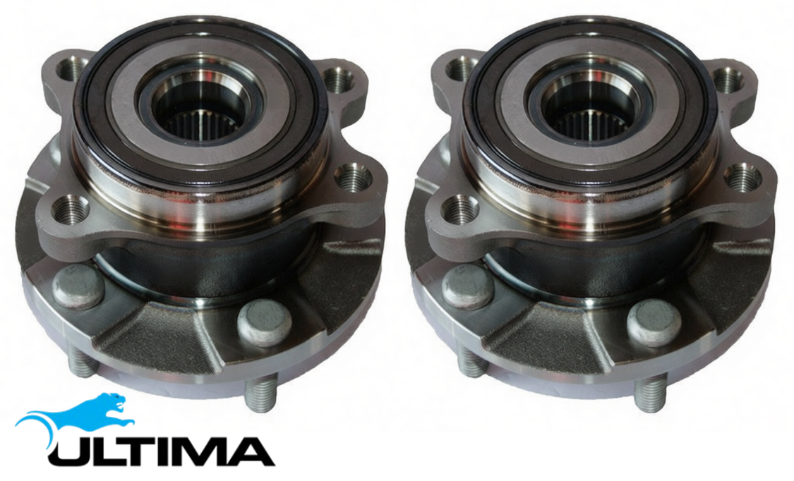 2 X ULTIMA FRONT WHEEL HUB AND BEARING ASSEMBLY FOR TOYOTA ALPHARD ANH20R 2AZ-FE 2.4 I4 W/ 30 SPLINE