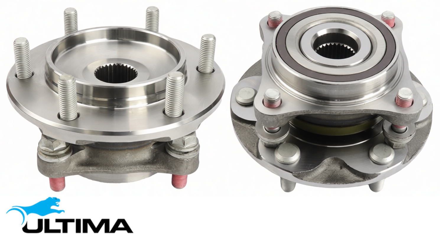 2 X ULTIMA FRONT WHEEL HUB AND BEARING ASSEMBLY TO SUIT TOYOTA PRADO GRJ150R GRJ151R 1GR-FE 4.0L V6