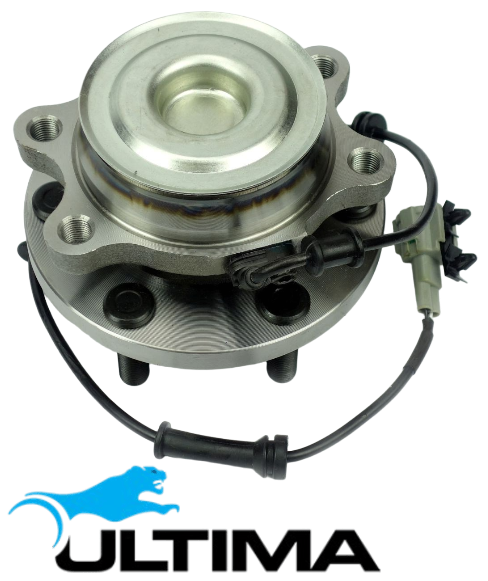 2 X ULTIMA FRONT WHEEL HUB AND BEARING ASSEMBLY TO SUIT NISSAN NAVARA CVAD40 YD25DDTI 2.5L I4