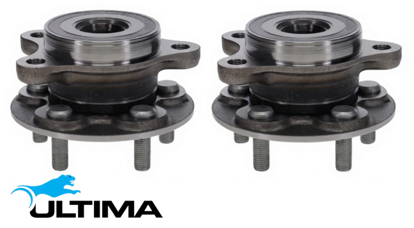 2 X ULTIMA FRONT WHEEL HUB AND BEARING ASSEMBLY TO SUIT TOYOTA 2ZR-FXE M20A-FKS 1.8L 2.0L I4