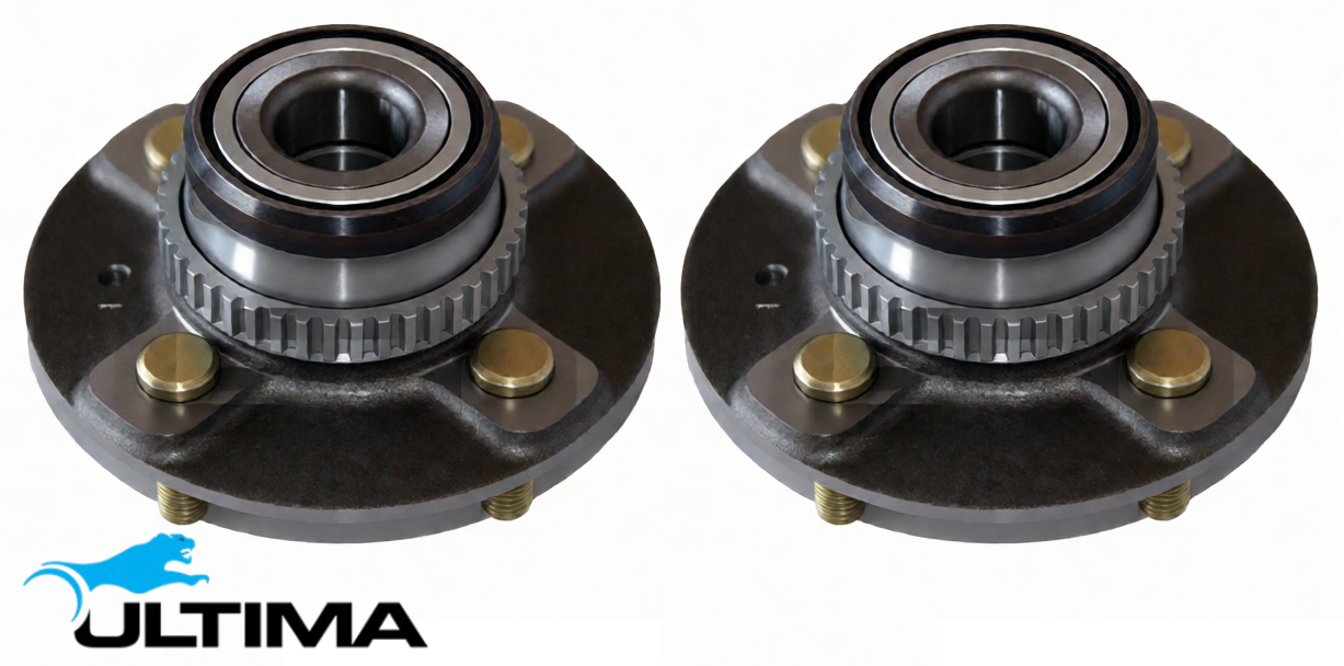 2 X ULTIMA REAR WHEEL HUB AND BEARING ASSEMBLY TO SUIT HYUNDAI ACCENT LC G4EC 1.5L I4 WITH ABS