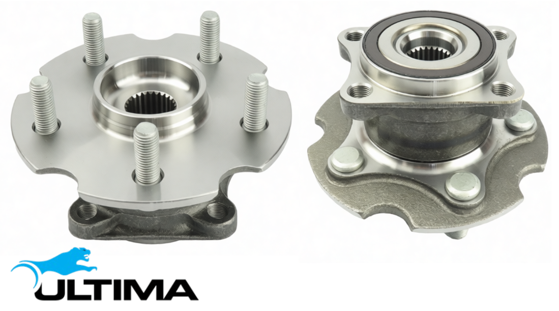 2 X ULTIMA REAR WHEEL HUB & BEARING ASSEMBLY TO SUIT TOYOTA 1AZ-FE 1AZ-FSE 2AZ-FE 2.0L 2.4 I4 W/ ABS