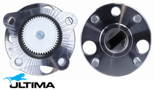 2 X ULTIMA REAR WHEEL HUB AND BEARING ASSEMBLY TO SUIT TOYOTA COROLLA AE112R 7A-FE 1.8L I4 WITH ABS