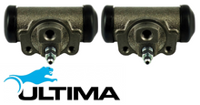 PAIR OF ULTIMA REAR WHEEL CYLINDERS TO SUIT TOYOTA HILUX WORKMATE GUN122R GUN135R 2GD-FTV TURBO DIESEL 2.4L I4