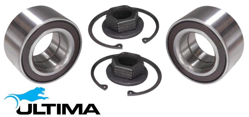 2 X ULTIMA FRONT WHEEL BEARING KIT TO SUIT FORD FIESTA WQ N4JB 2.0L I4