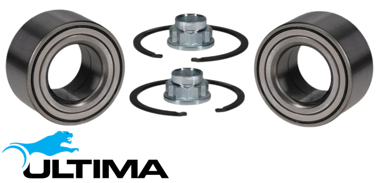 2 X ULTIMA FRONT WHEEL BEARING KIT TO SUIT TOYOTA AURION GSV50R 2GR-FE 3.5L V6 FROM 04/2012