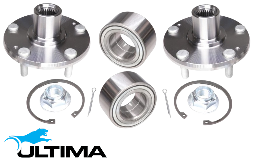 2 X FRONT WHEEL HUB AND BEARING ASSEMBLY TO SUIT KIA SOUL AM D4FB TURBO DIESEL 1.6L I4 CHASSIS JT813