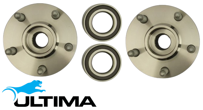 2 X ULTIMA REAR WHEEL HUB AND BEARING ASSEMBLY FOR HOLDEN STATESMAN WM ALLOYTEC LY7 SIDI LLT 3.6 V6