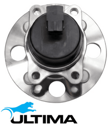 2 X ULTIMA REAR WHEEL HUB AND BEARING ASSEMBLY TO SUIT KIA RIO JB G4ED G4EE 1.4L 1.6L I4 WITH ABS