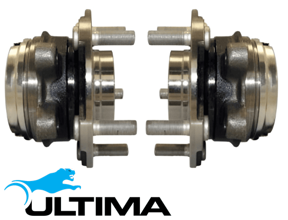 2 X REAR WHEEL HUB AND BEARING ASSEMBLY TO SUIT NISSAN PATHFINDER R52 QR25DER 2.5L I4 SUITS FWD ONLY