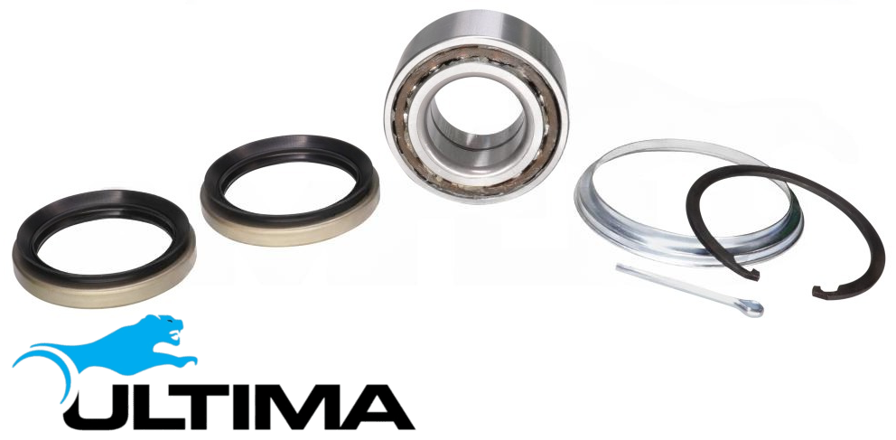 2 X ULTIMA FRONT WHEEL BEARING KIT TO SUIT TOYOTA COROLLA AE111R 4A-FE 4A-GE 1.6L I4 EXCEPT SPACIO MODEL