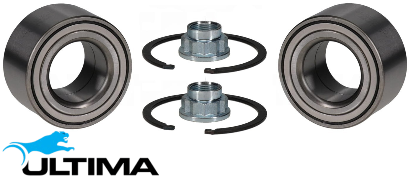 2 X ULTIMA FRONT WHEEL BEARING KIT TO SUIT TOYOTA ALPHARD MNH10R MNH15R 1MZ-FE 3.0L V6