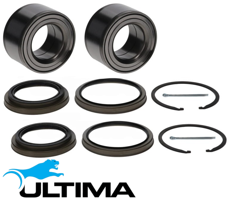 2 X ULTIMA FRONT WHEEL BEARING KIT TO SUIT TOYOTA HILUX SURF KZN185R 1KZ-TE TURBO DIESEL 3.0L I4