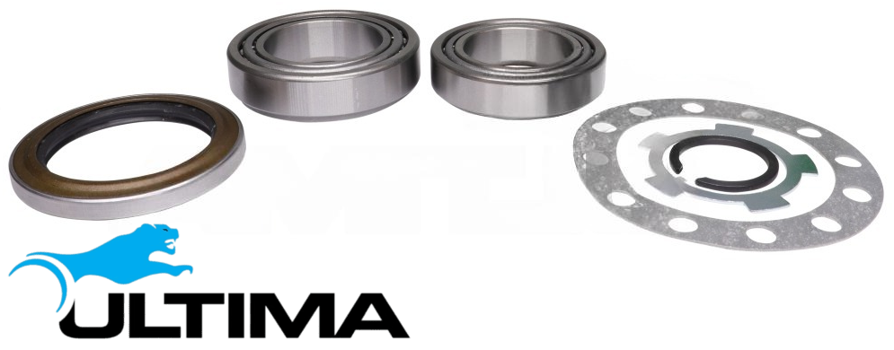 2 X ULTIMA FRONT WHEEL BEARING KIT FOR TOYOTA LANDCRUISER VDJ79R 1VD-FTV 4.5L V8 EXCEPT LX TO 07/12