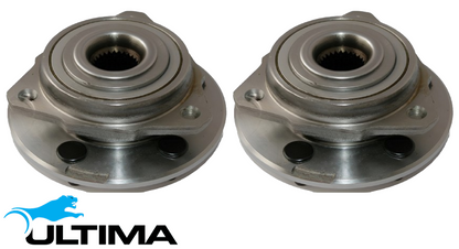 2 X FRONT WHEEL HUB AND BEARING ASSEMBLY FOR JEEP CHEROKEE KJ ED1 ENJ ENR 2.4 2.5 2.8 I4 WITHOUT ABS