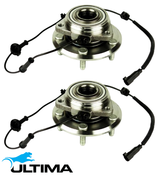 2 X ULTIMA FRONT WHEEL HUB AND BEARING ASSEMBLY TO SUIT JEEP WRANGLER JK ENS TURBO DIESEL 2.8L I4