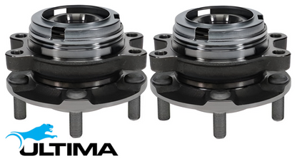 2 X ULTIMA FRONT WHEEL HUB AND BEARING ASSEMBLY TO SUIT NISSAN MURANO Z51 QR25DE 2.5L I4 SUITS ABS