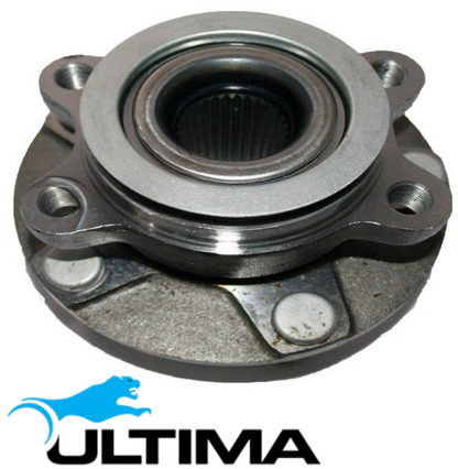 2 X ULTIMA FRONT WHEEL HUB AND BEARING ASSEMBLY TO SUIT NISSAN X-TRAIL T31 M9R TURBO DIESEL 2.0L I4