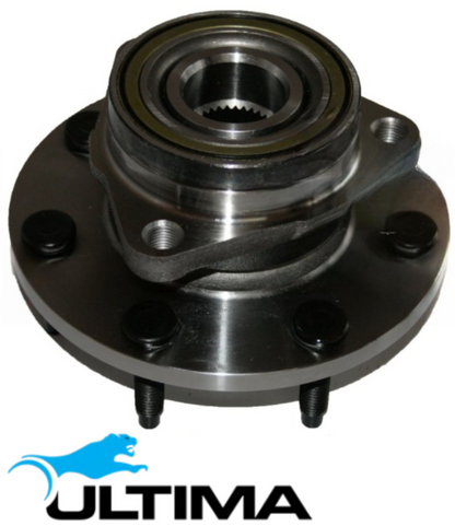 2 X ULTIMA FRONT WHEEL HUB AND BEARING ASSEMBLY FOR FORD F-250 330 5.4L V8 SUITS 4D REAR WHEEL ABS