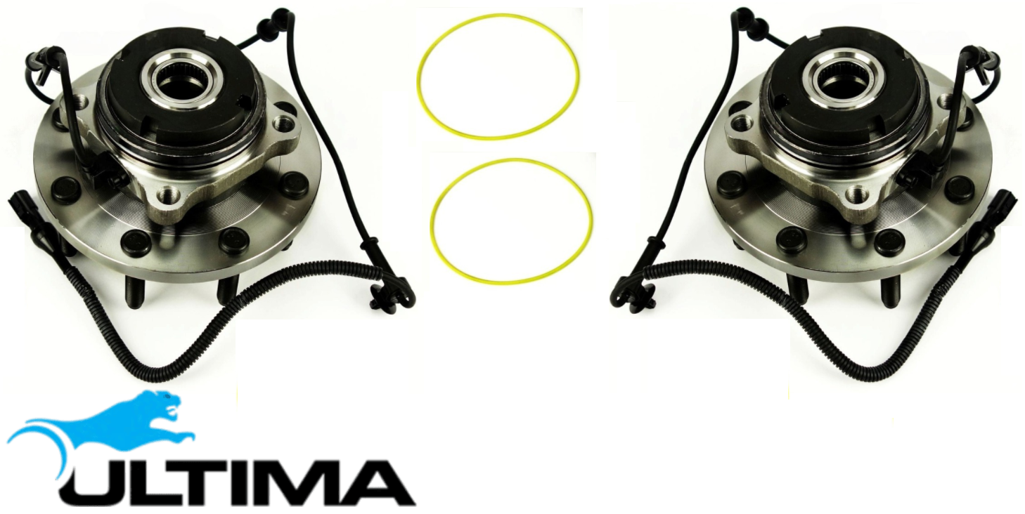 2 X ULTIMA FRONT WHEEL HUB & BEARING ASSEMBLY FOR FORD F-250 415 6.8 V10 01/00 ON SINGLE REAR WHEELS
