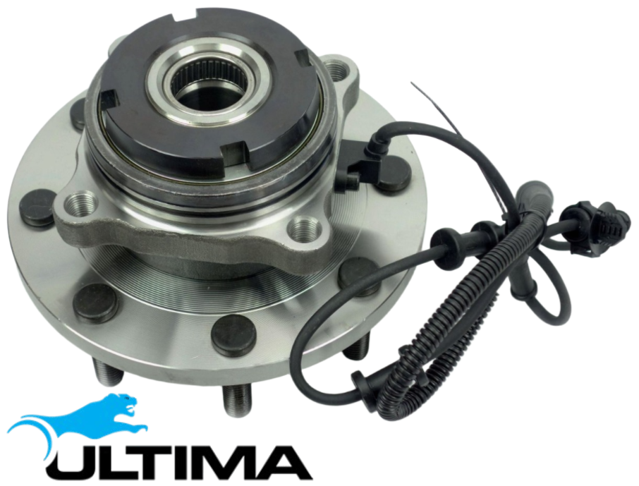 2 X ULTIMA FRONT WHEEL HUB & BEARING ASSEMBLY FOR FORD F-250 RM OHV 4.2L I6 FOR 4WD DUAL REAR WHEELS