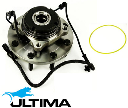 2 X ULTIMA FRONT WHEEL HUB AND BEARING ASSEMBLY FOR FORD F-250 RM RN 445 7.3 V8 FOR 4WD TILL 01/2004