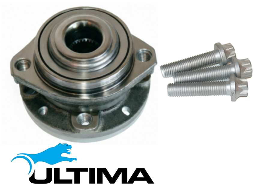 2 X ULTIMA FRONT WHEEL HUB AND BEARING ASSEMBLY TO SUIT HOLDEN ASTRA TS Z20LET TURBO 2.0L I4 WITH ELECTRIC SENSOR