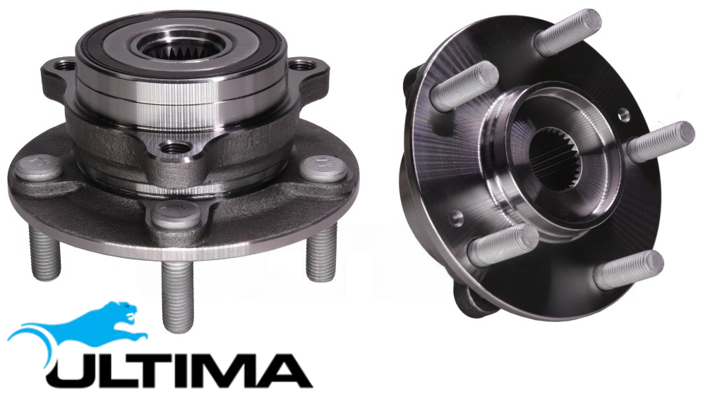 2 X ULTIMA FRONT WHEEL HUB AND BEARING ASSEMBLY TO SUIT HYUNDAI I30 PDE G4LK G4KH TURBO 1.5L 2.0L I4