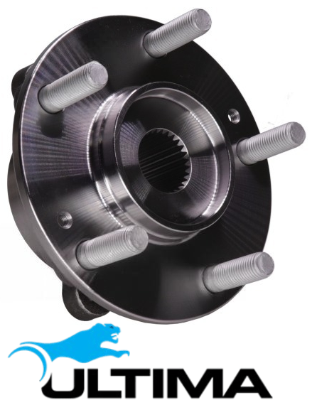 2 X ULTIMA FRONT WHEEL HUB AND BEARING ASSEMBLY TO SUIT HYUNDAI G4FG G4LG D4FB D4FE G4FJ 1.5L 1.6 I4