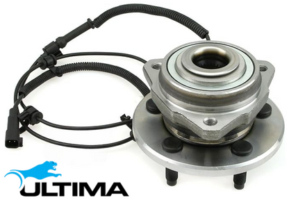 2 X ULTIMA FRONT WHEEL HUB AND BEARING ASSEMBLY TO SUIT JEEP CHEROKEE KK EKG 3.7L V6
