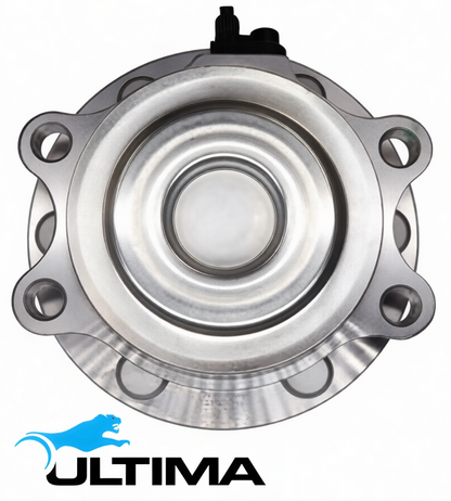 2 X ULTIMA FRONT WHEEL HUB AND BEARING ASSEMBLY TO SUIT NISSAN NAVARA VCGD40 YD25DDTI 2.5L I4