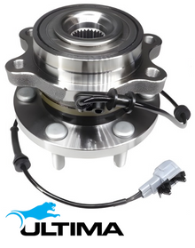 2 X ULTIMA FRONT WHEEL HUB AND BEARING ASSEMBLY TO SUIT NISSAN NAVARA D23 YS23DDT 2.3L I4 SUITS 4WD
