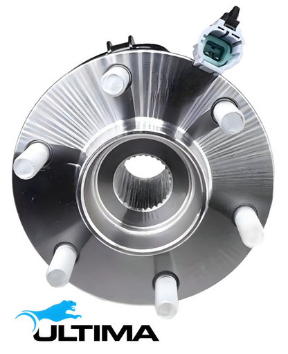 2 X ULTIMA FRONT WHEEL HUB AND BEARING ASSEMBLY TO SUIT NISSAN NAVARA D23 YS23DDTT 2.3L I4 SUITS 4WD