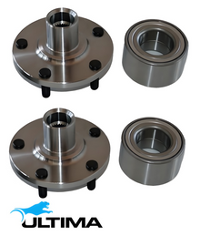 2 X ULTIMA FRONT WHEEL HUB AND BEARING ASSEMBLY TO SUIT TOYOTA HARRIER MCU15R 1MZ-FE 3.0L V6
