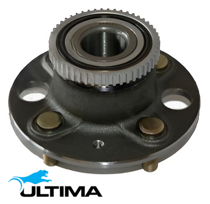 2 X ULTIMA REAR WHEEL HUB AND BEARING ASSEMBLY TO SUIT HONDA CIVIC EU ES D17A2 D17Z1 1.7L I4