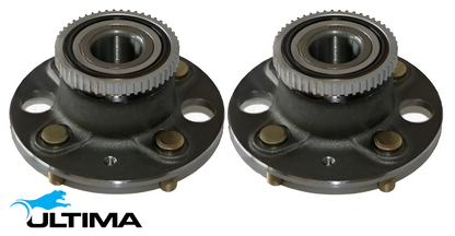 2 X ULTIMA REAR WHEEL HUB AND BEARING ASSEMBLY TO SUIT HONDA CIVIC EU D15B D17A 1.5L 1.7L I4