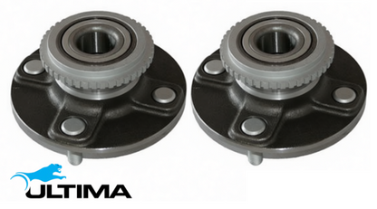 2 X ULTIMA REAR WHEEL HUB & BEARING ASSEMBLY TO SUIT NISSAN PULSAR N16 QG15DE 1.5L I4 HATCHBACK ONLY